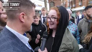 Tommy Robinson ATTACKED on campaign trail [upl. by Chap]