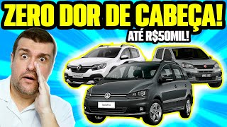 INDESTRUTÍVEIS e BARATOS DE MANTER MELHORES CARROS até 50MIL REAIS [upl. by Hseham]