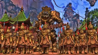 Battle of the Dragon Gate  Grand Cathay Vs Ogre Kingdoms  Total War Warhammer 3 Cinematic Battle [upl. by Hesler]