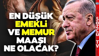 Kök Aylık SSK BağKur Emekli ve Memur Zammı En Düşük Emekli Maaşı Ne Kadar Olacak [upl. by Neona]