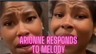 ARIONNE CURRY RESPONDS TO MELODY 🙄 WHATS HAPPENING [upl. by Parris]