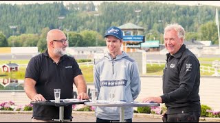 230825 Bergsåker TV V75 med Open Trot Daniel Wäjersten gästar [upl. by Negah]