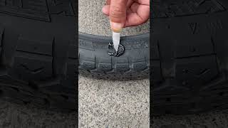 Damaged tire repair process with superglue Good tools and machinery can increase work efficiency [upl. by Nnaeirelav457]