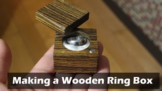 Make a Wooden Ring Box [upl. by Akehsar155]