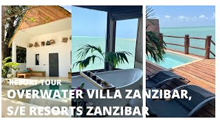 Isaraya Overwater Villas Jambiani Villas Resorts Tour In South East Zanzibar [upl. by Ardnael]