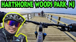 Hartshorne Woods Park MTB Trails in Highland NJ  Orbea Rise H15 subscribe [upl. by O'Shee]