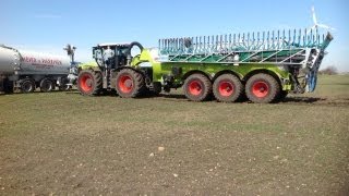 Claas Xerion 5000 met SGT 30 kuubs tank [upl. by Nabila]