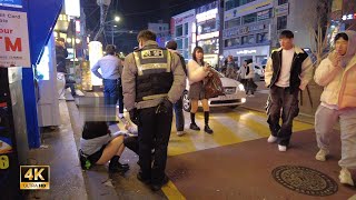 ［Hongdae 4K］Seoul Night Walk  매일 밤 왜들 이러냐 ㅋㅋ  홍대 클럽 거리 [upl. by Yt313]