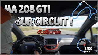 208 GTI sur circuit [upl. by Orlena]