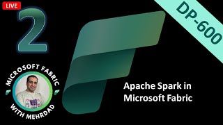 LIVE Learn Microsoft Fabric DP600 S02  Use Apache Spark [upl. by Cohligan]