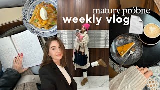 WEEKLY VLOG  MATURY PRÓBNE  dobre jedzenie  kalendarze adwentowe  śnieg  gorszy dzień [upl. by Frech]