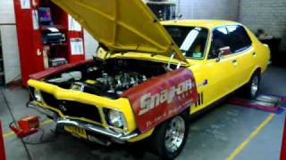 My LJ Torana 186 Triple Strombergs on Dyno [upl. by Kirst]