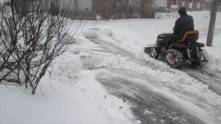 5 The Little Electric Tractor That Can Ploughing Snow [upl. by Kozloski682]