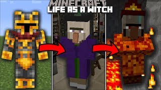 Minecraft LIFE AS A WITCH MOD  FIGHT OFF EVIL MOBS WITH YOUR POTIONS Minecraft [upl. by Ised34]