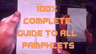 RDR2  Complete Pamphlet Location Guide  All Recips Pamphlets [upl. by Inajna819]