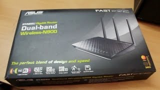 Asus RT N66U dual band WiFi router Unboxing amp Overview [upl. by Bordie]