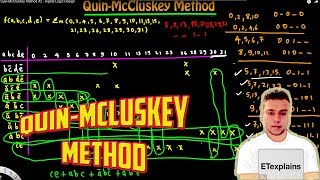 QuinMcCluskey Method 2  Digital Logic Design [upl. by Kinch]