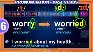 Las 5 reglas para la terminación ED que debes aprender  Verbos Regulares  Clases inglés [upl. by Franklyn]