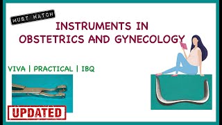 Obstetrics and gynaecology instruments  VIVA  NEET PG [upl. by Churchill]