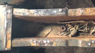 Torana restoration part 3 Battery tray and car rotisserie [upl. by Keg]