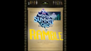 OSRS Winter Summit 2024 Ramble [upl. by Kelton]