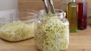 How To Make Sauerkraut Recipe  How to Can  Allrecipescom [upl. by Anihcak]