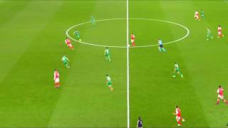 Mesut Özil Amazing Hattrick vs Ludogorets 20161019 [upl. by Reivazx897]