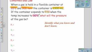 Combined Gas Law [upl. by Leontine]