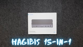 HAGIBIS 15 IN 1 DOCKING STATION   UNBOXING [upl. by Nnyladnarb]