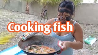 Cooking fish [upl. by Ceevah]