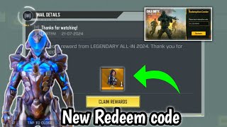 codm Working Redeem code Garena 2024  codm Redeem code Today 2024  Call of duty Mobile Redeem code [upl. by Unhsiv825]