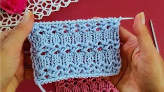 Knitting pattern 24✔️Simple knitt tutorial✔️ [upl. by Anirda505]