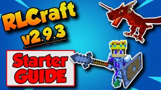 RLCraft Starter Guide 😎 Early Game Walkthrough Beginners Tips [upl. by Naivart]