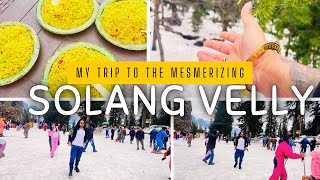 Manali vlog day 2 exploring Solang velly  march April me bhi itni snow  snow point Solang velly [upl. by Esylla228]