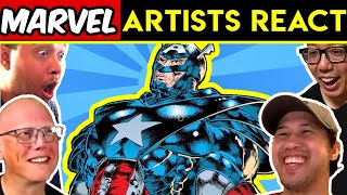 MARVEL ARTISTS REACT to 90S COMIC BOOK COSTUMES Episode 3 [upl. by Anidnamra]