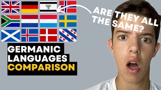 Germanic Languages Comparison [upl. by Ninehc]