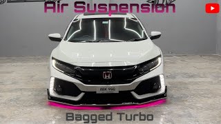 AIR SUSPENSION INSTALLED IN MY CIVIC X 💝  ft Ali Raza [upl. by Didier546]