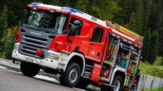 Mezzi Vigili Del Fuoco Trentino  Tributo VVF migliori camion dei pompieri [upl. by Yenolem]