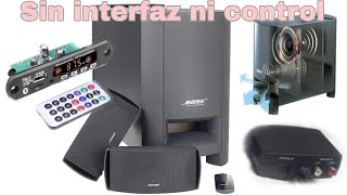 BOSE CineMate series 2 hacerlo funcionar sin interfaz ni control HOW TO MAKE ANY AMP work [upl. by Valerle]