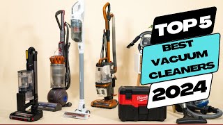 Top 5 BEST Vacuum Cleaners in 2024 [upl. by Ayahsey]