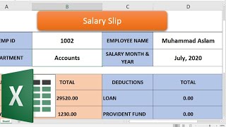 06 Time Sheet in MS Excel  Salary Slip  Employee Over Time  Employees Payroll  Part 2 Urdu [upl. by Ordnaxela]