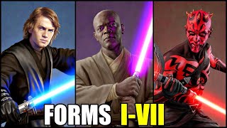 An Embarrassingly Long Analysis of the 7 Lightsaber Combat Forms [upl. by Freemon161]