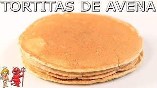 TORTITAS DE AVENA FÁCILES Y SALUDABLES🥞 PARA DESAYUNAR [upl. by Merl]