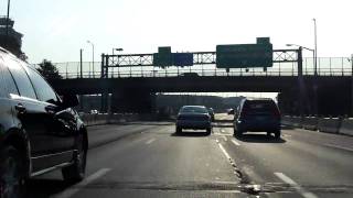 Grand Central Parkway Exits 3 to 13 eastbound [upl. by Uot]