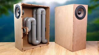 DIY Very Powerful Subwoofer with PVC pipe  powerful bass [upl. by Sihtnyc]