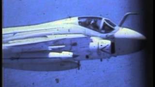 A3 Skywarrior USS Kitty Hawk 1972 Part 4 No Sound [upl. by Einnij]