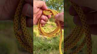 Coiling Your Rope With A Quick Release lifeskills knots knotting [upl. by Ailati]