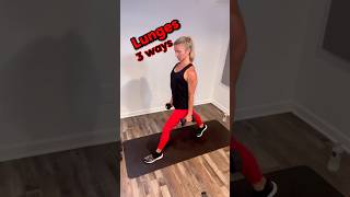 Mastering Lunges 3 Variations for Stronger Legs and Better Balance lunges shorts [upl. by Yenal]