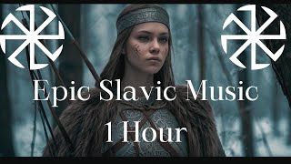 Epic Slavic Battle Music 1 Hour Mix  Battle Music With epic Bulgarian Choir [upl. by Wilhide]