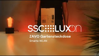 SSCLUXon  ZAVO Smarte WLAN Gartensteckdose mit 2 Steckdosen  Produktvorschau [upl. by Galina]